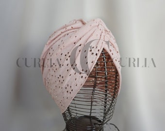 Turban Mütze für Damen/Turban/Mütze/Kopfbedeckung/Chemo/Alopezie/Leukämie/ONE SIZE/ Einlagig