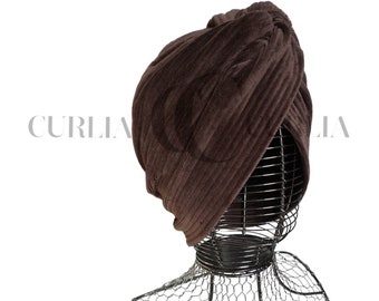 Chapeau turban cordon pour femme/turban/chapeau/chimio/alopécie/leucémie/chute de cheveux