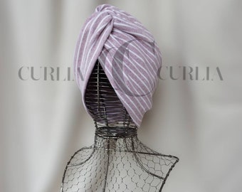 Turban hat for women/turban/hat/chemo/alopecia/leukemia/hair loss/old pink stripes