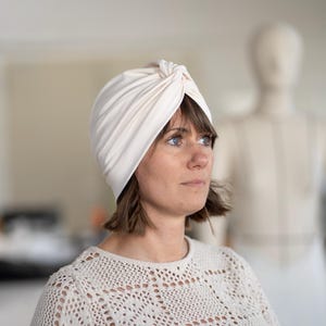 3 Turban Models for Women/Twist Knot Bow Turban Double Layer/Chemo/Alopecia/Leukemia/Hair Loss