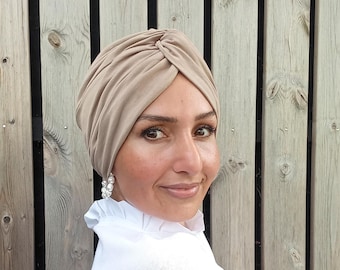 BESTSELLER Chemo Turban Damen-Kopfbedeckung bei Chemotherapie&Haarausfall-Druckfrei-Weich