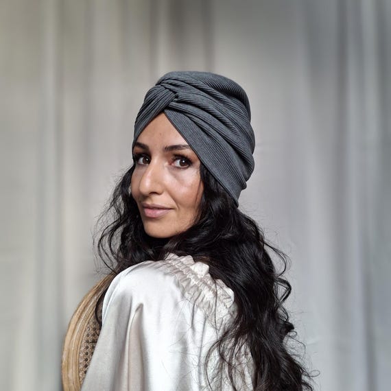Cappello Sciarpa Chemio Donna - Turbante Morbido Prelegato, Copricapo In Tessuto Traspirante Per Pazienti Oncologici