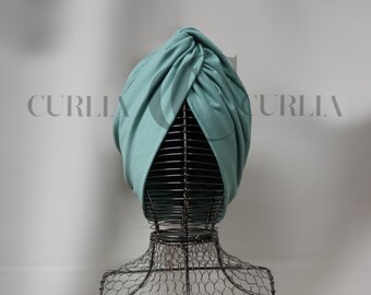 Sombrero de turbante para mujer/turbante/sombrero/sombreros/quimio/alopecia/leucemia/menta