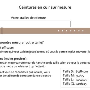 Ceinture de voyage porte billet en cuir, cachette avec fermeture éclair image 5