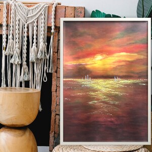 Home decor Wall art Original painting Landscape painting Original artwork Landscape wall art Nature wall art Wall art decor