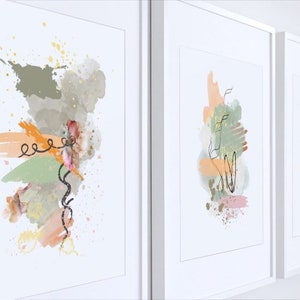 Watercolor prints abstract Contemporary abstract Watercolor abstract print Modern art Watercolor printable art