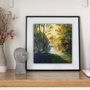Original painting Wall art canvas Landscape painting Original artwork Landscape wall art Nature wall art Home decor Wall art decor
