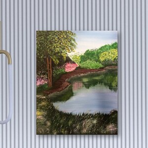 Original painting Wall art canvas Landscape painting Original artwork Landscape wall art Nature wall art Home decor Wall art decor