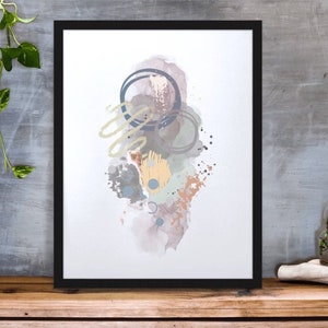 Watercolor prints abstract Contemporary abstract Watercolor abstract print Modern art Watercolor printable art