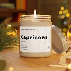 Birthday Gift Personalized Birthday Candle Birth Month Personalized Candle Coworker Gift Candle Friend Gift Astrology Gift Zodiac Gift