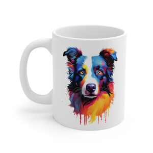 Border Collie Dog Mug, Border Collie Gift, Border Collie Lover