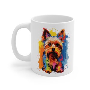 Yorkshire Terrier  Mug- Yorkie Watercolor Mug