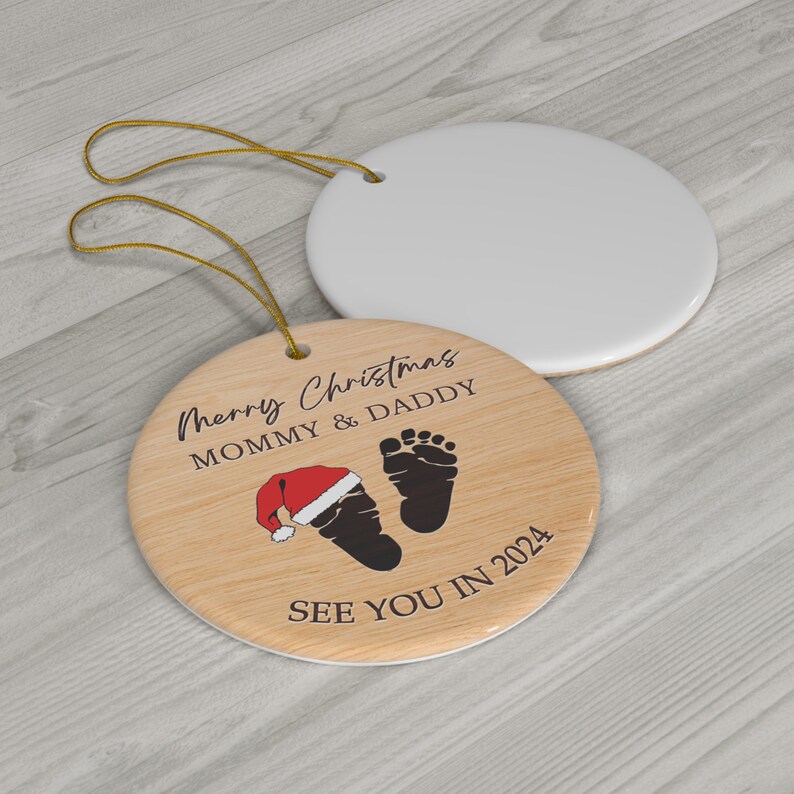 Mommy & Daddy See You in 2024 Christmas Ornament Baby Etsy