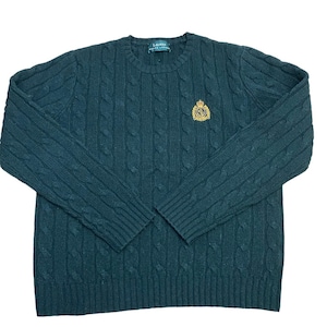 ラルフローレン 90s CHAPS wool knit M green ラルフローレン 90s CHAPS wool knit M green Vtg 90's Chaps