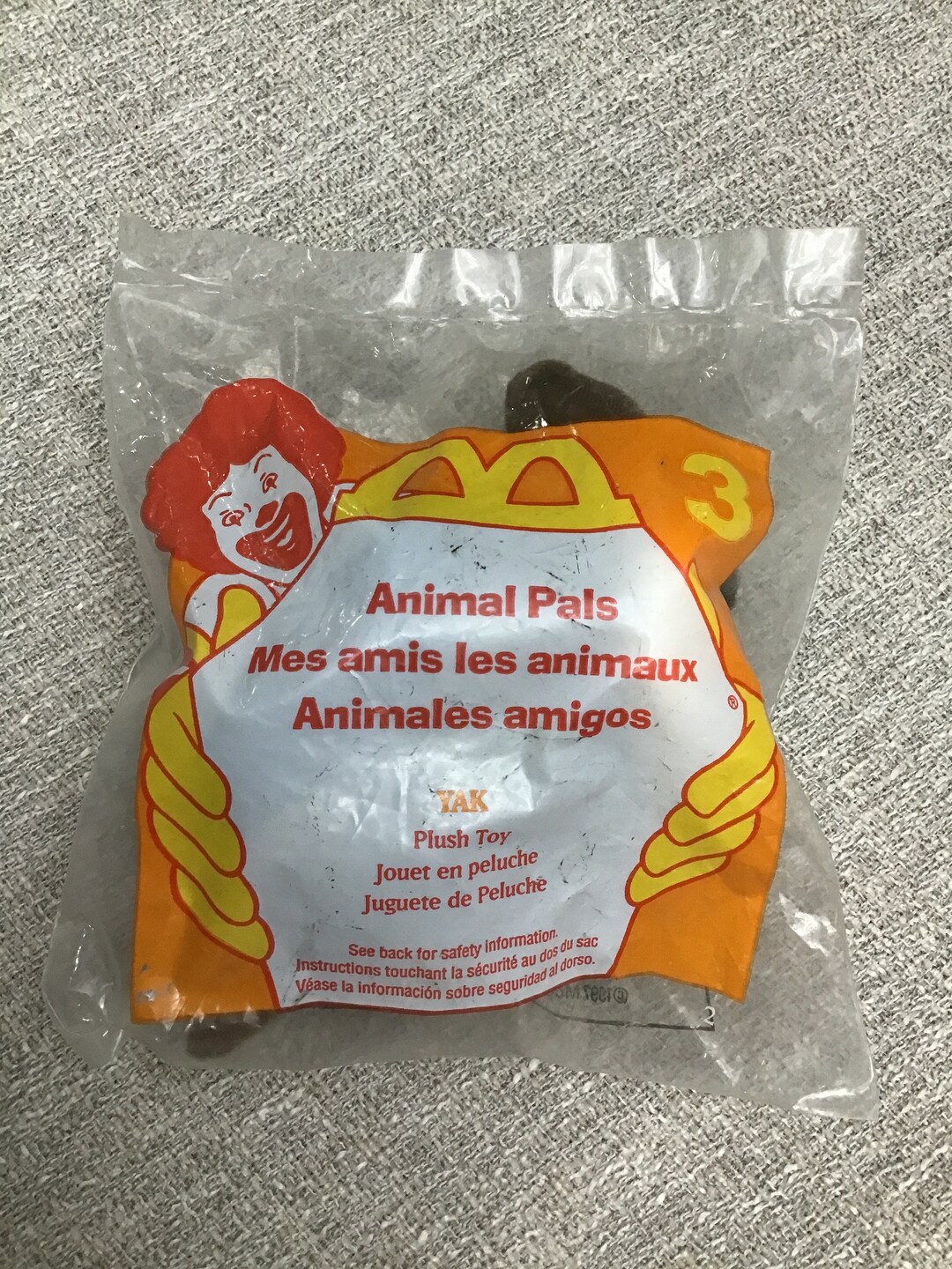 1997 Mcdonalds YAK Animal Pals Etsy
