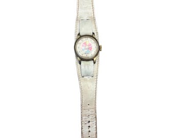 Reloj vintage Disney Cenicienta Bradley de fabricación suiza de los años 70 Walt Disney NotRunning