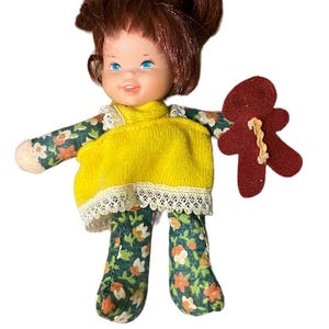 Vintage Mattel Kinderpuppe Mädchen mit Lebkuchenmann - 1970er Jahre