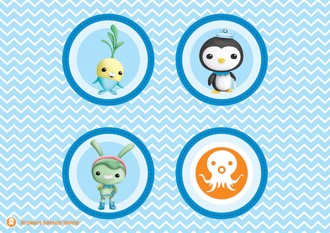 Octonauts Cupcakes Toppers | Printable Octonauts Toppers | Octonauts ...