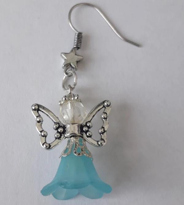Boucles D'oreilles Ailes D'ange En Argent - Design Plume Léger Et Créatif, Bijou élégant Pour Femme, Cadeau Quotidien Ou Occasion Spéciale