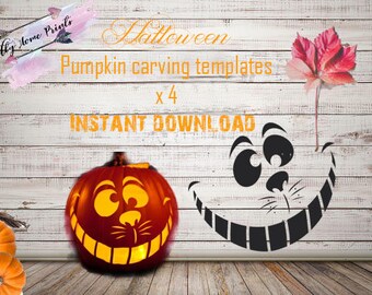 Pumpkin Carving Stencils Etsy