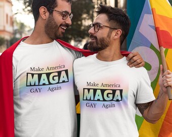 T-shirt unisexe classique Make America Gay Again