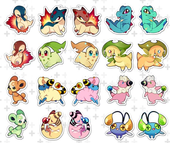 Pokemon Charms Gen 2 Johto Mix Etsy Pokemon Charms Gen 2 Johto Mix Etsy