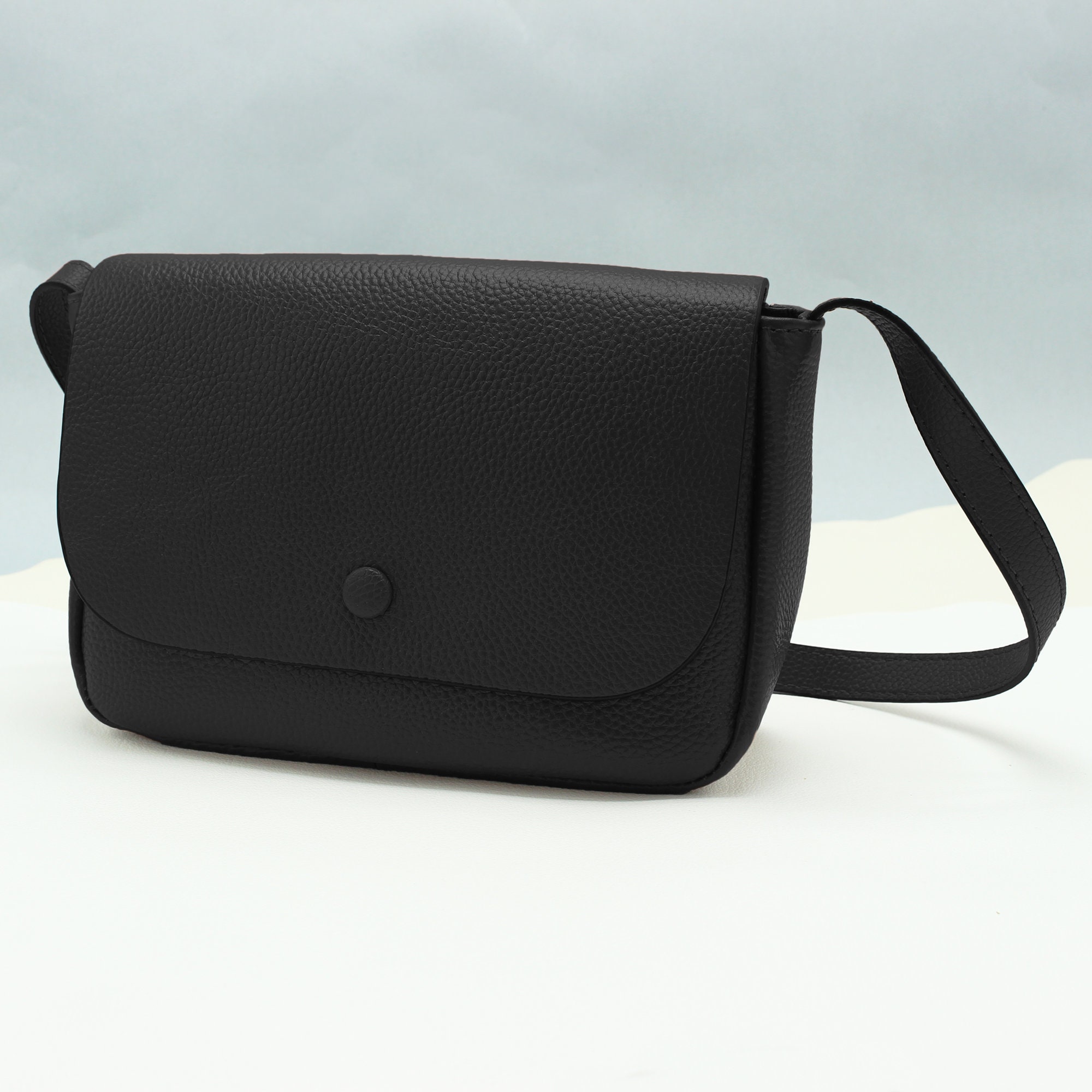 Minimalist Leather Crossbody bag Women Shoulder Bag Mini Bag Etsy