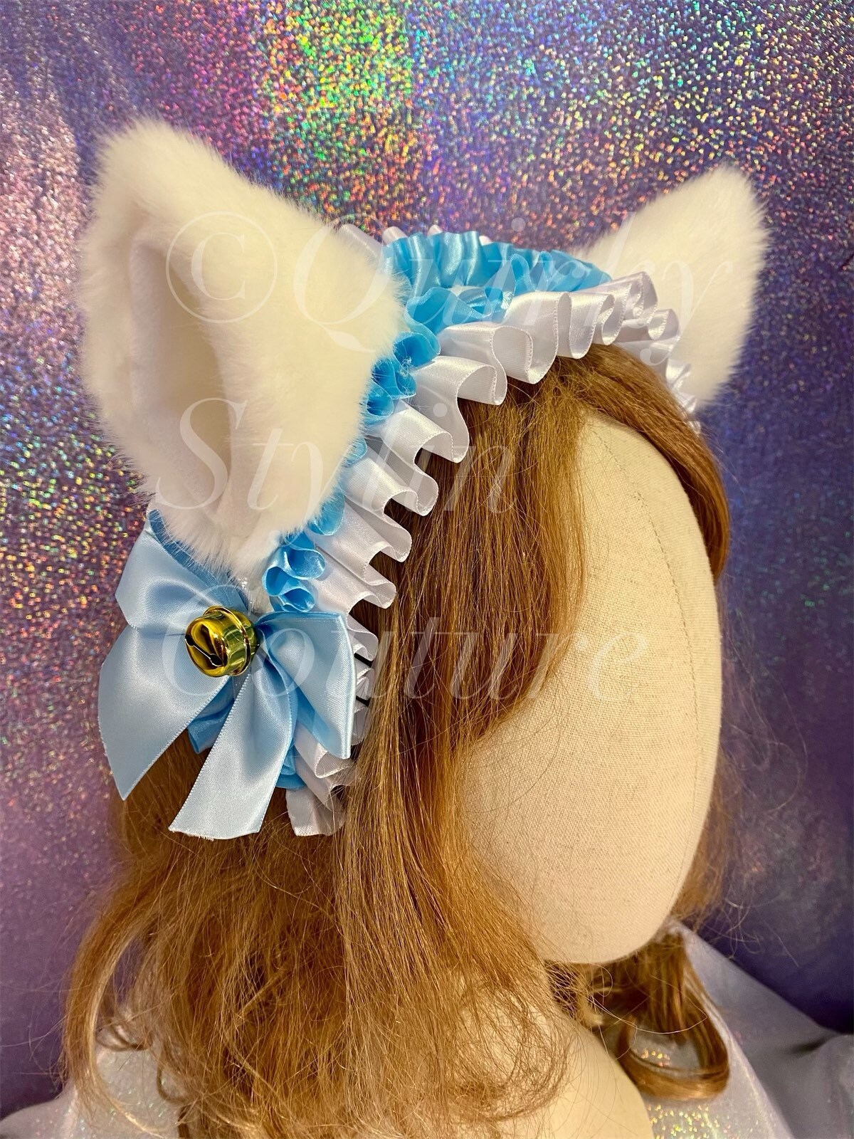COPY - COPY - Kitten cat ear headband pet play witch Amazon.com: Ekwikzz Cat Cosplay Ears Cat Ears Headbands  main image 3