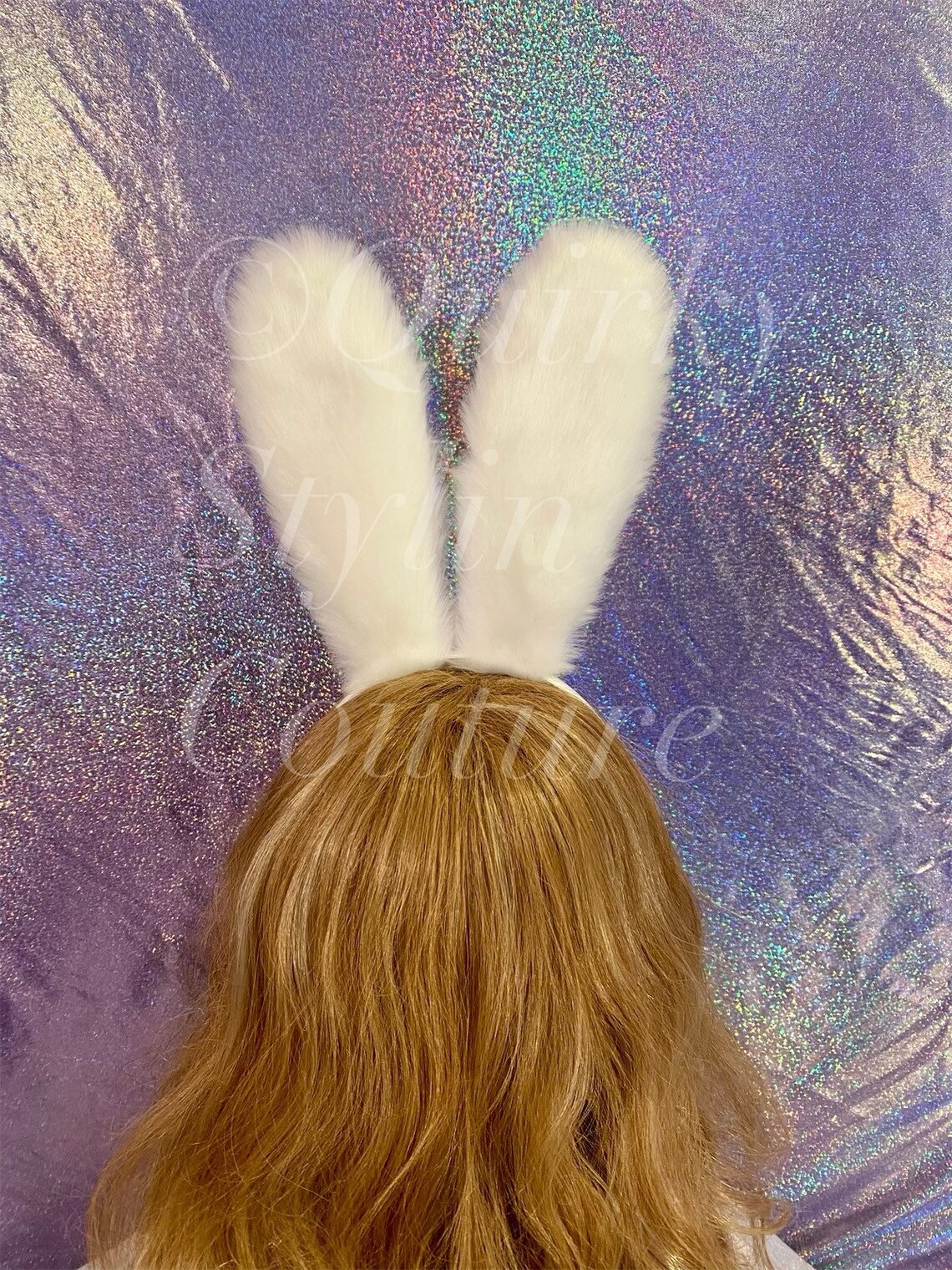 White Bunny Rabbit Ears and Tail Set Posable Cosplay Rabbit Etsy Ireland