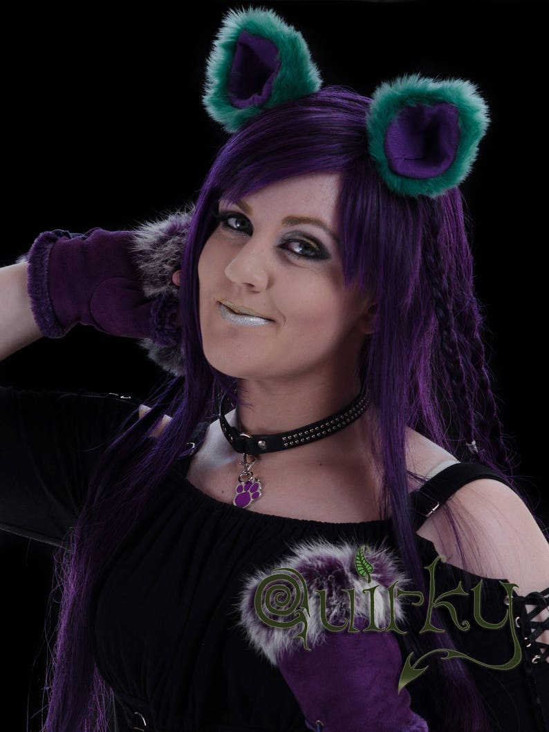 31 COLOURS Cat Ears Clip on Neko Cosplay Fluffy Furry Kitty Etsy