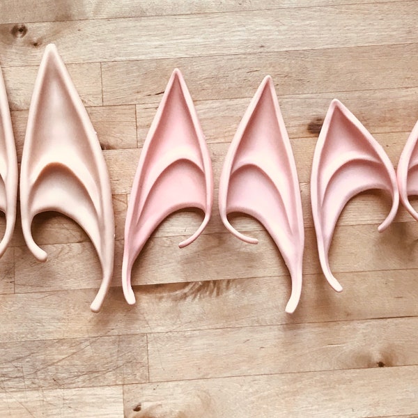 Elf ears Light skin pixie troll larp cosplay elven fairy fantasy goblin sfx prosthetic mermaid Link Zelda cosmetic accessory adult makeup