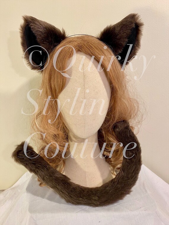 UK Seller – Fluffy Black Cat Ear Headband With Bell – Faux Fur Cosplay Costume Accessory (BnB Ware)