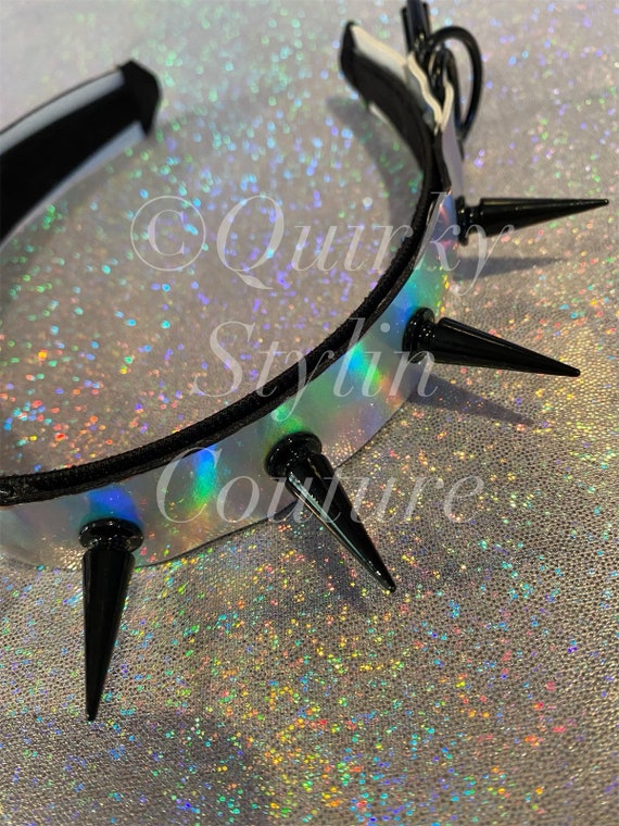 ISO Hot Topic Hemitiate Spike and Gem Headband Thermal Black Cycling Headband | Accessories | Pactimo main image 2