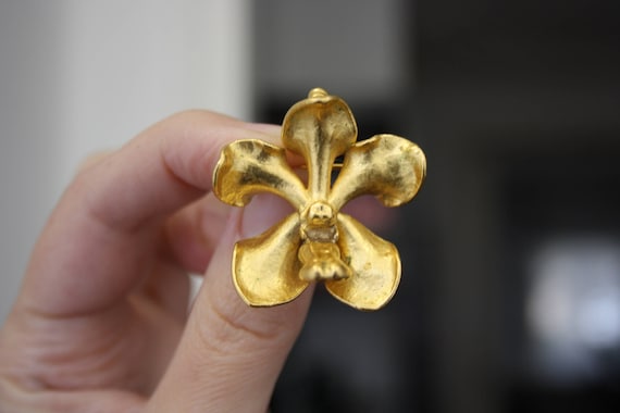 Vintage pin or pendant, Gold Doublé, 1970s