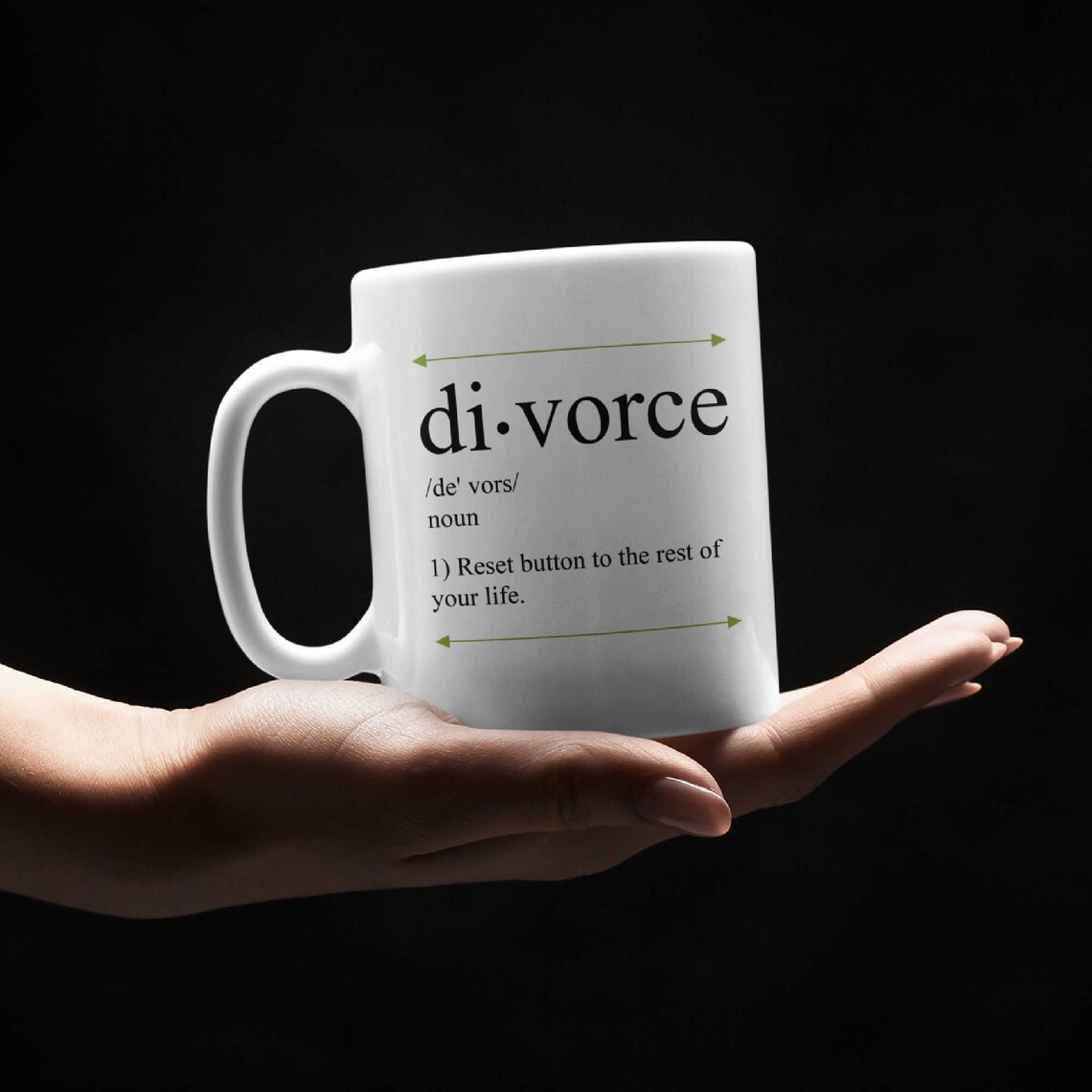 Funny divorce definition mug reset button to the rest of your etsy