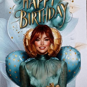 A7 2er Klappkarte Happy Birthday  Artikel-Nr. 00324
