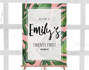 21st birthday sign | Etsy