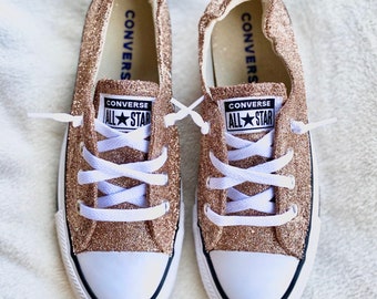 Converse glitter rosse cheap