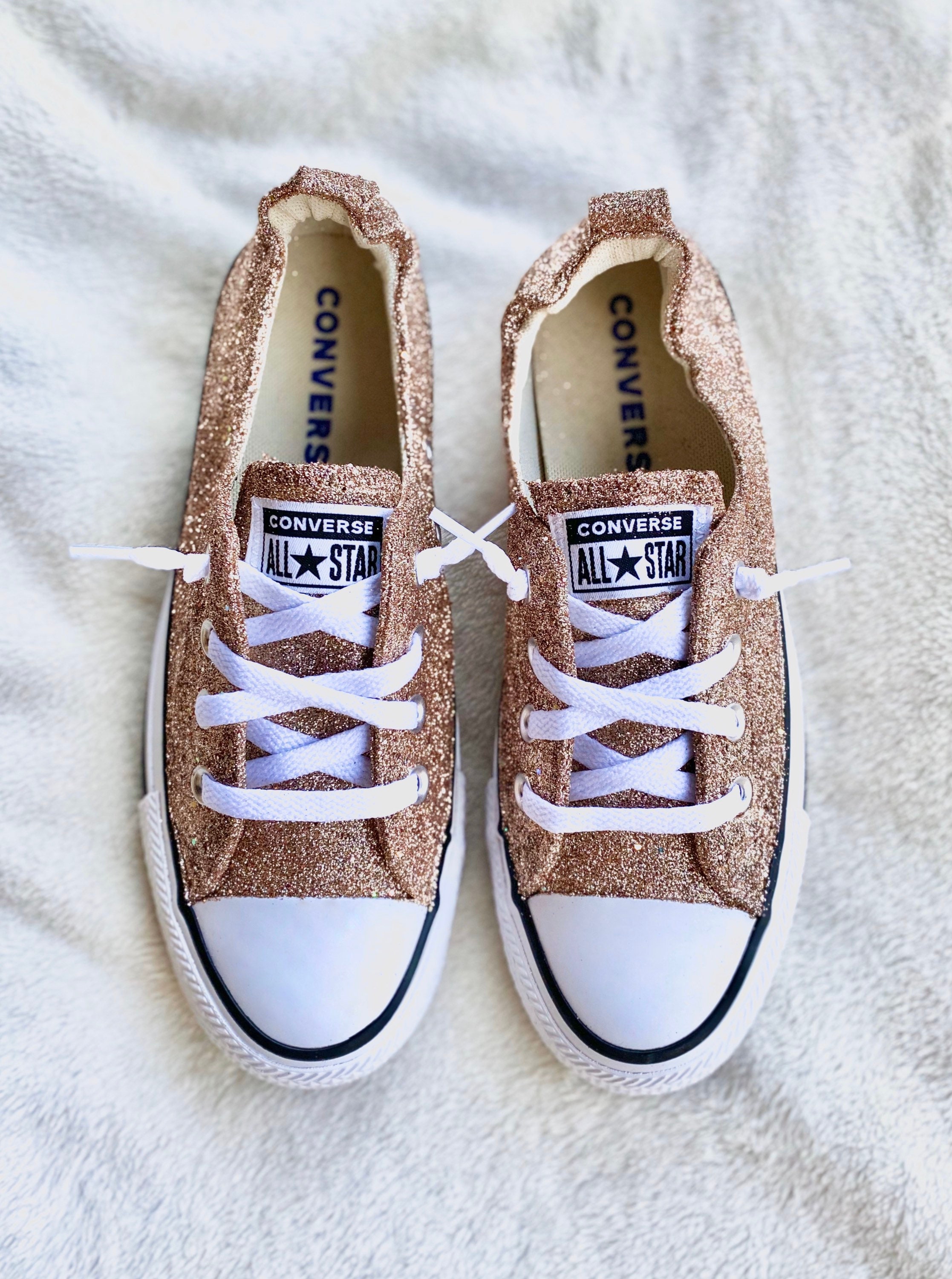 Top 100+ images converse rose gold glitter - In.thptnganamst.edu.vn