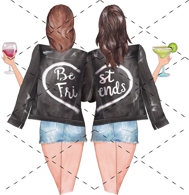 Download Best Friend Clipart Waterslide/Custom BFF Design/Best ...