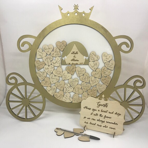 Disney Themed Princess Cinderella Pumpkin Carriage Gold Etsy