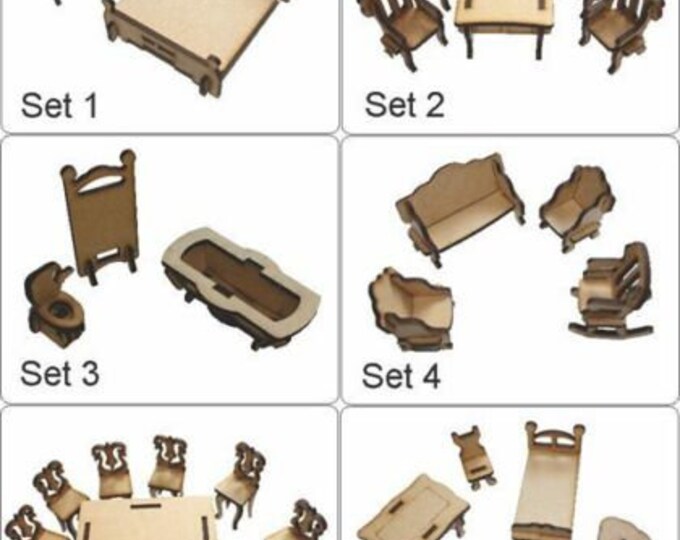 Dolls house furniture Etsy UK