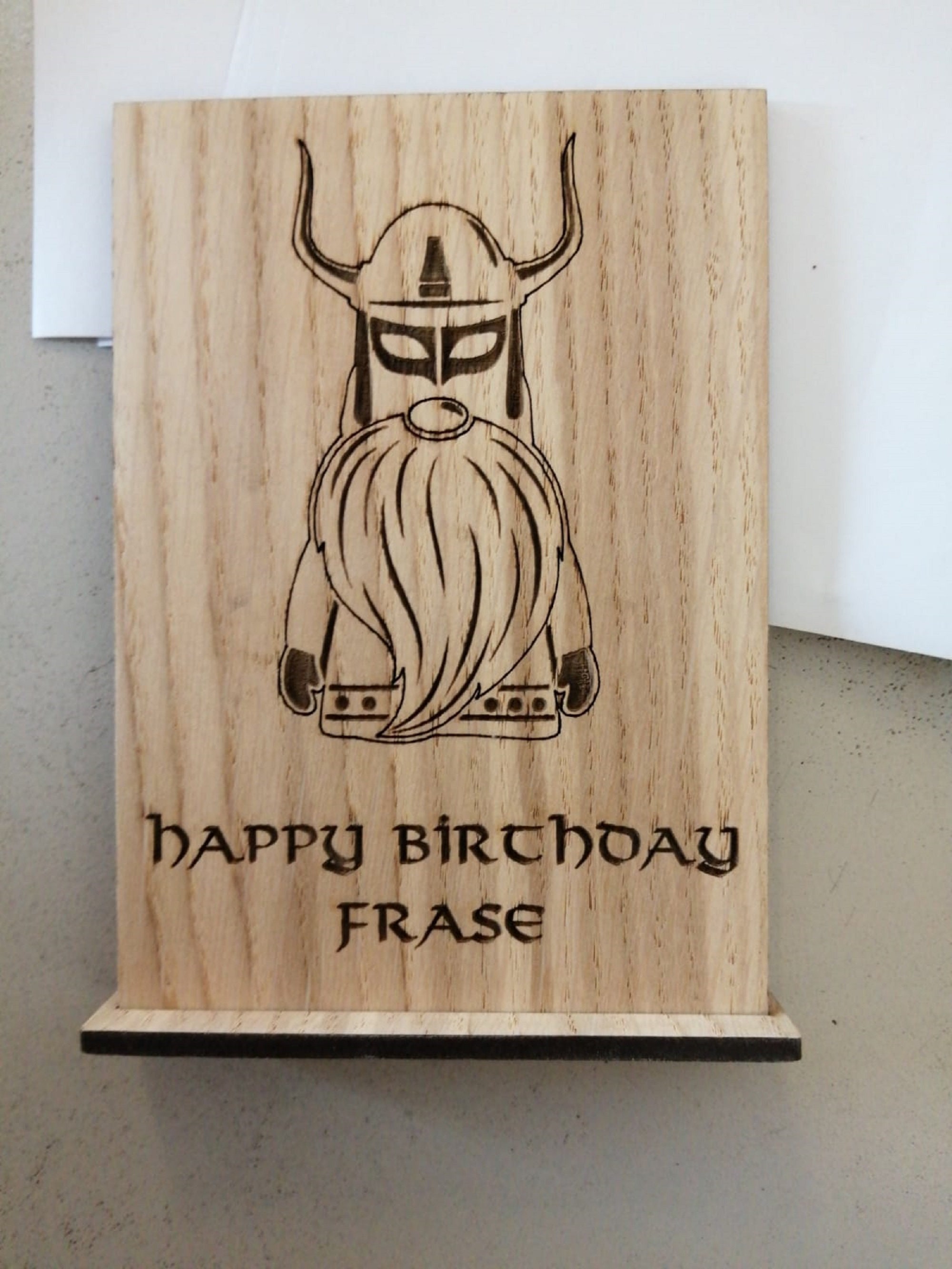 Viking Birthday Card - Printable Cards