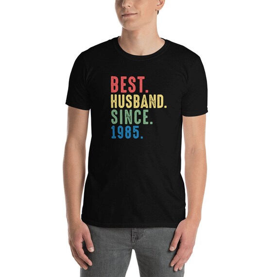 34th Wedding Anniversary Gifts Best Husband Since 1985 Shirt 34th Wedding Anniversary Gifts Best Husband Since 1985 Shirt