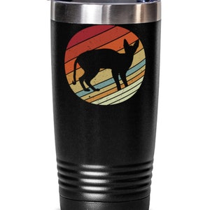 Retro Vinatge Style Cat Lover Devon Rex Tumbler Gift Idea