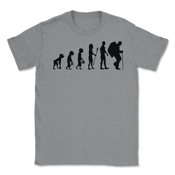 Maglietta Divertente Frisbee Evoluzione Uomo Vintage - 100% Cotone, Girocollo, Design Retrò - Foto 9