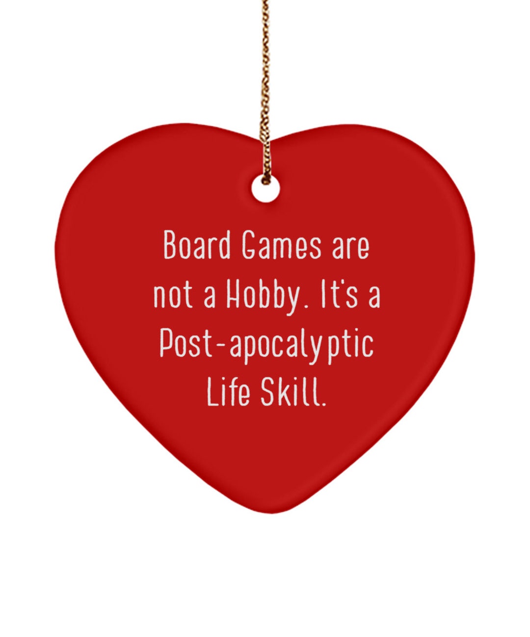 Board Games Cheaper Than a Therapy Funny Hobby Gift Idea Ornament by Jeff Creation - Pixels