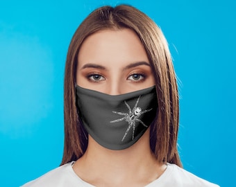 Spinne Gesichtsmaske gruselige Gesichtsmaske, Halloween-Gesichtsmaske Kostüm, schwarze Gesichtsmaske Weihnachtsgeschenk Weihnachten
