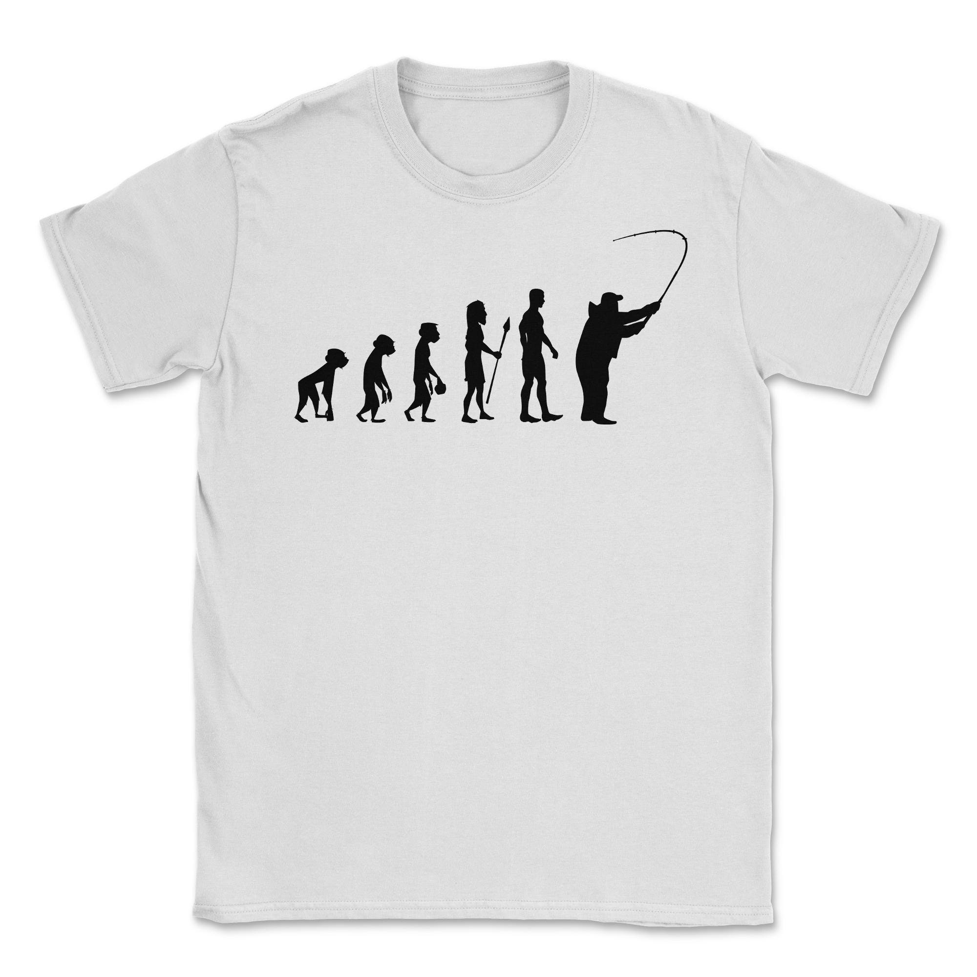 Evolution Of Man Fly Fishing Shirt Colonhue