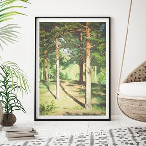 Forest Downloadable Prints Painting Modern Wall Art Decor - Etsy